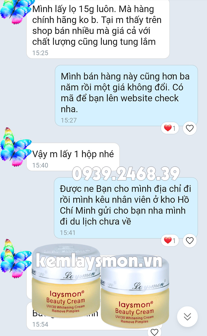KEM LAYSMON CHÍNH HÃNG ĐÀI LOAN