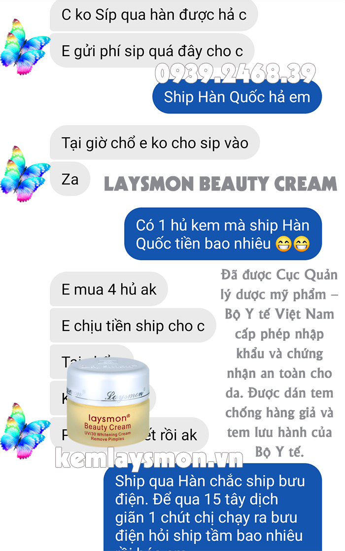 KEM LAYSMON CHÍNH HÃNG ĐÀI LOAN