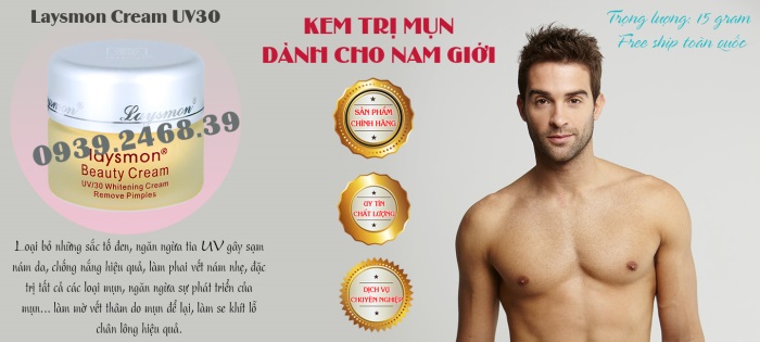 Kem Dưỡng Trắng Da Trị Mụn Laysmon 4in1 - Đài Loan