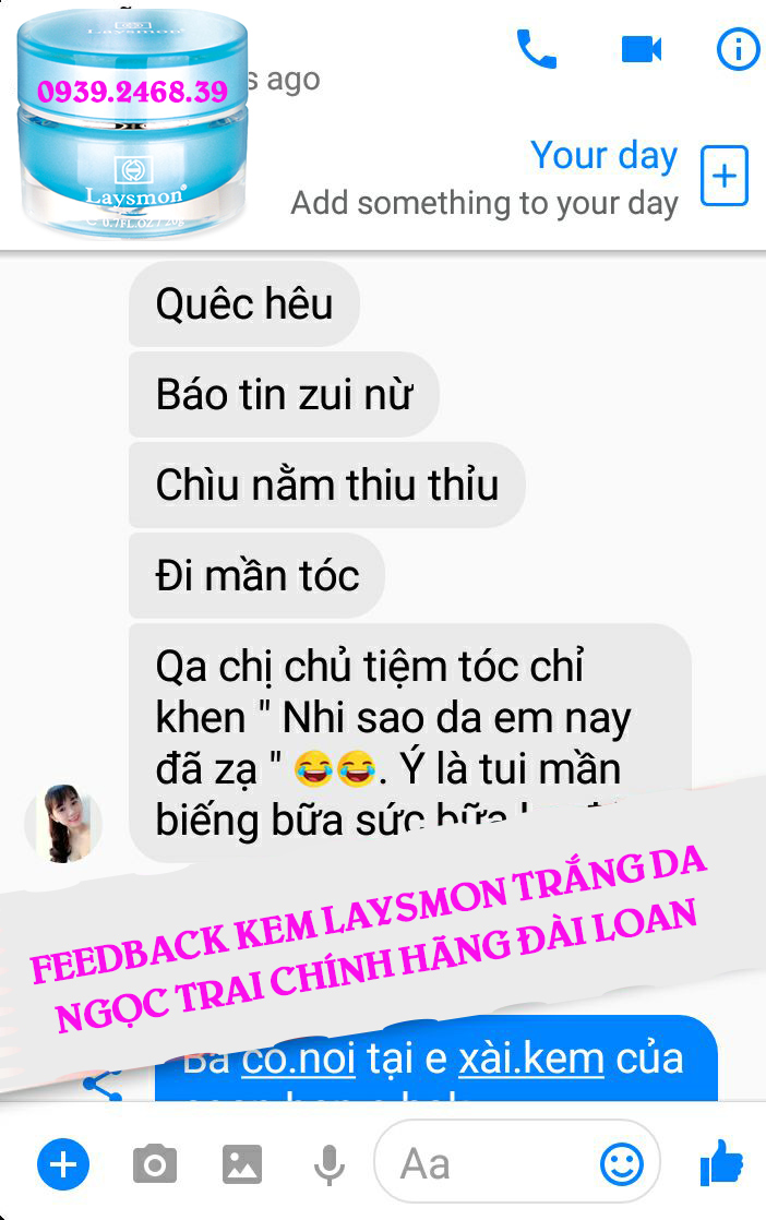 kem laysmon trắng da ngọc trai