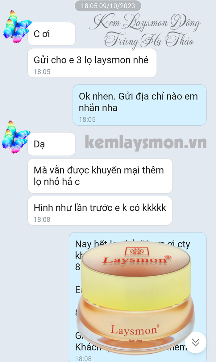 KEM LAYSMON ĐÔNG TRÙNG HẠ THẢO CHÍNH HÃNG