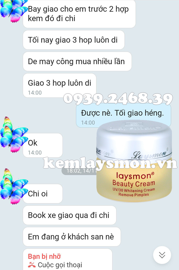 kem laysmon beauty cream uv30 đài loan