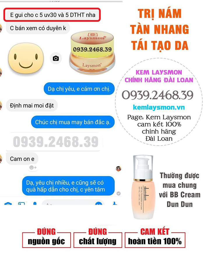 kem laysmon đông trùng hạ thảo