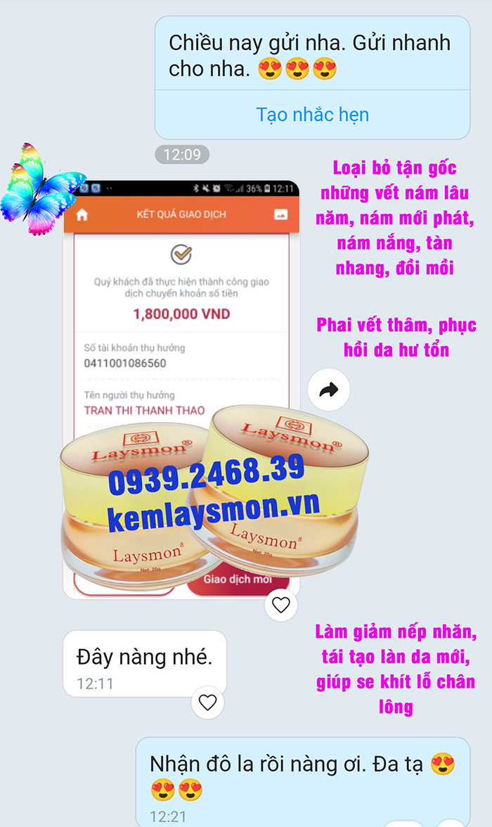 kem laysmon đông trùng hạ thảo