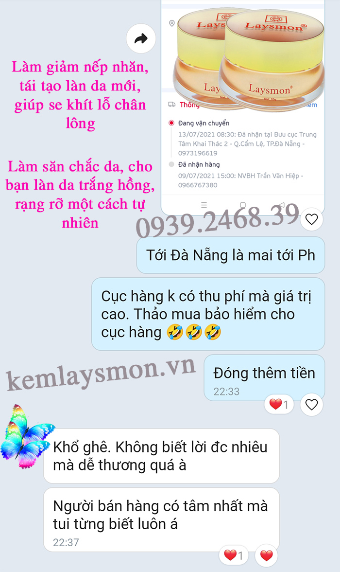 kem laysmon đông trùng hạ thảo