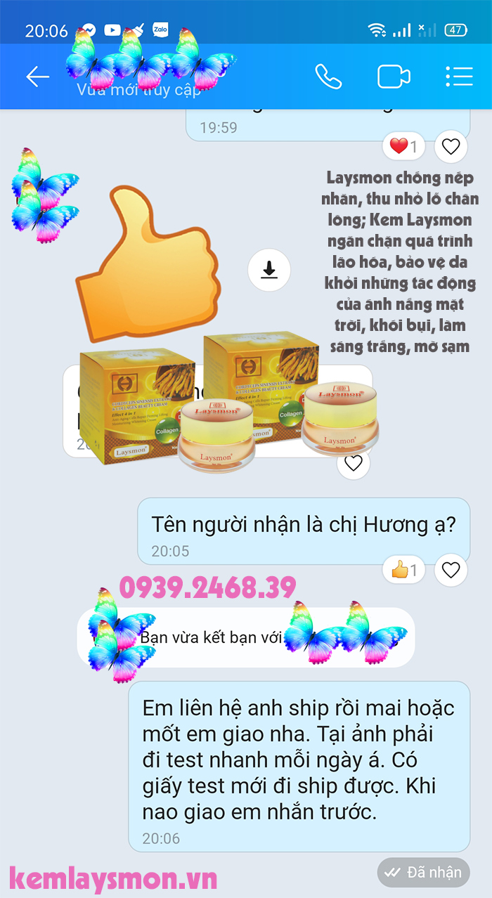 kem laysmon đông trùng hạ thảo