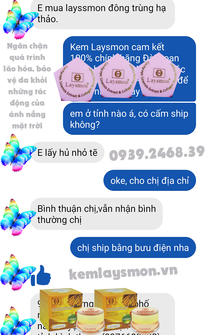 kem laysmon đông trùng hạ thảo