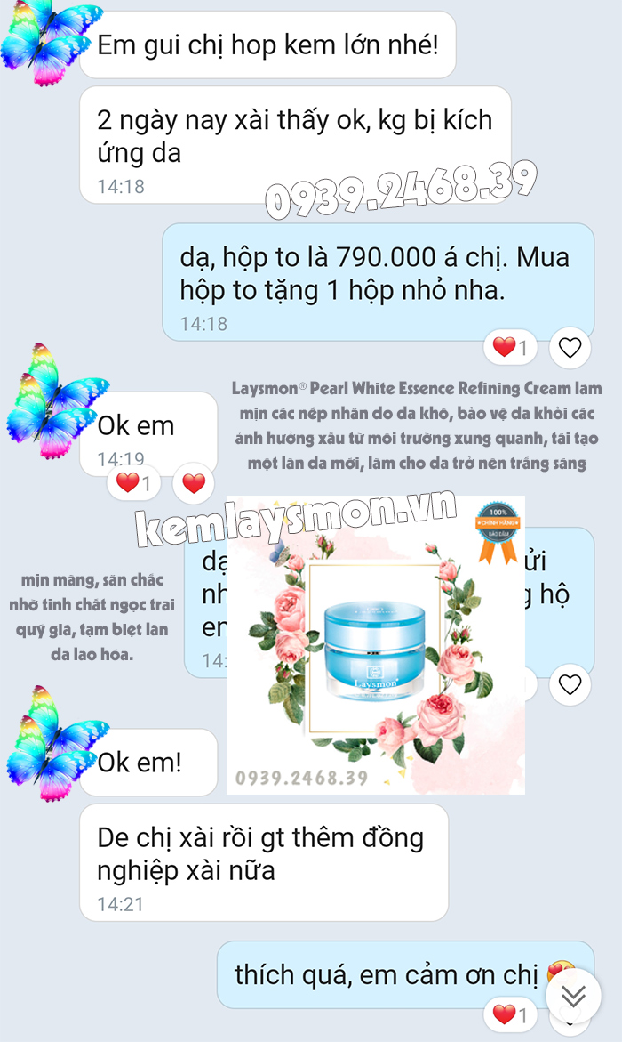 KEM LAYSMON NGỌC TRAI DƯỠNG TRẮNG SPF 50