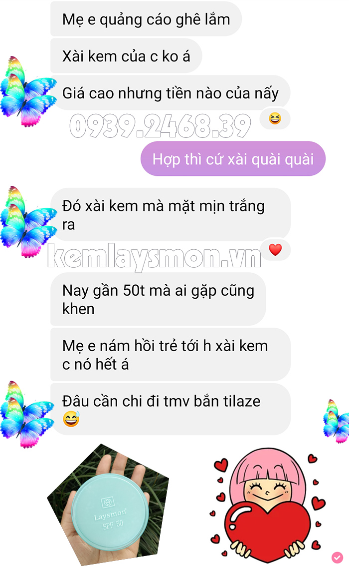 KEM LAYSMON DƯỠNG TRẮNG NGỌC TRAI