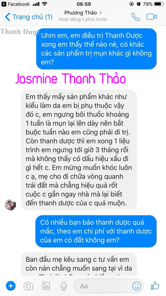 Sau khi sử dụng thanh dược mụn có tái phát không?