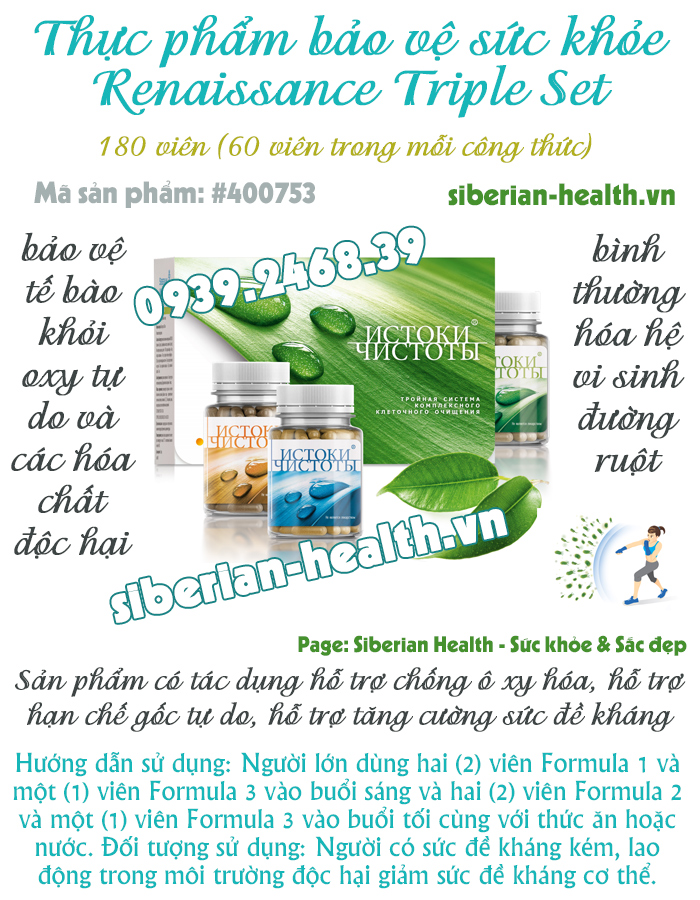 BỘ 3 THANH LỌC SIBERI