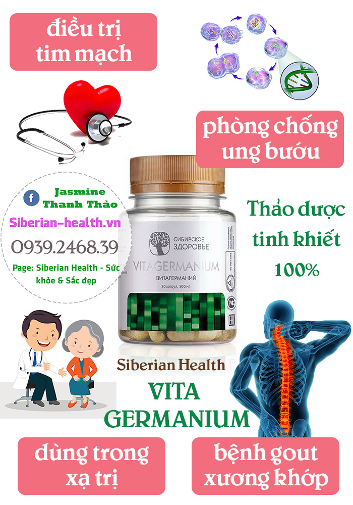VITA GERMANIUM CHỐNG LÃO HÓA CỰC MẠNH