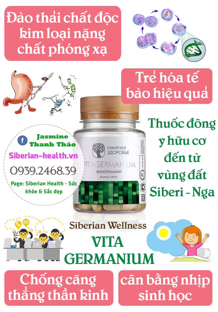 Vita Germanium - chống lão hóa tế bào cực mạnh