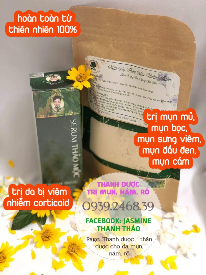 thanh dược trị mụn nám rỗ tàn nhang