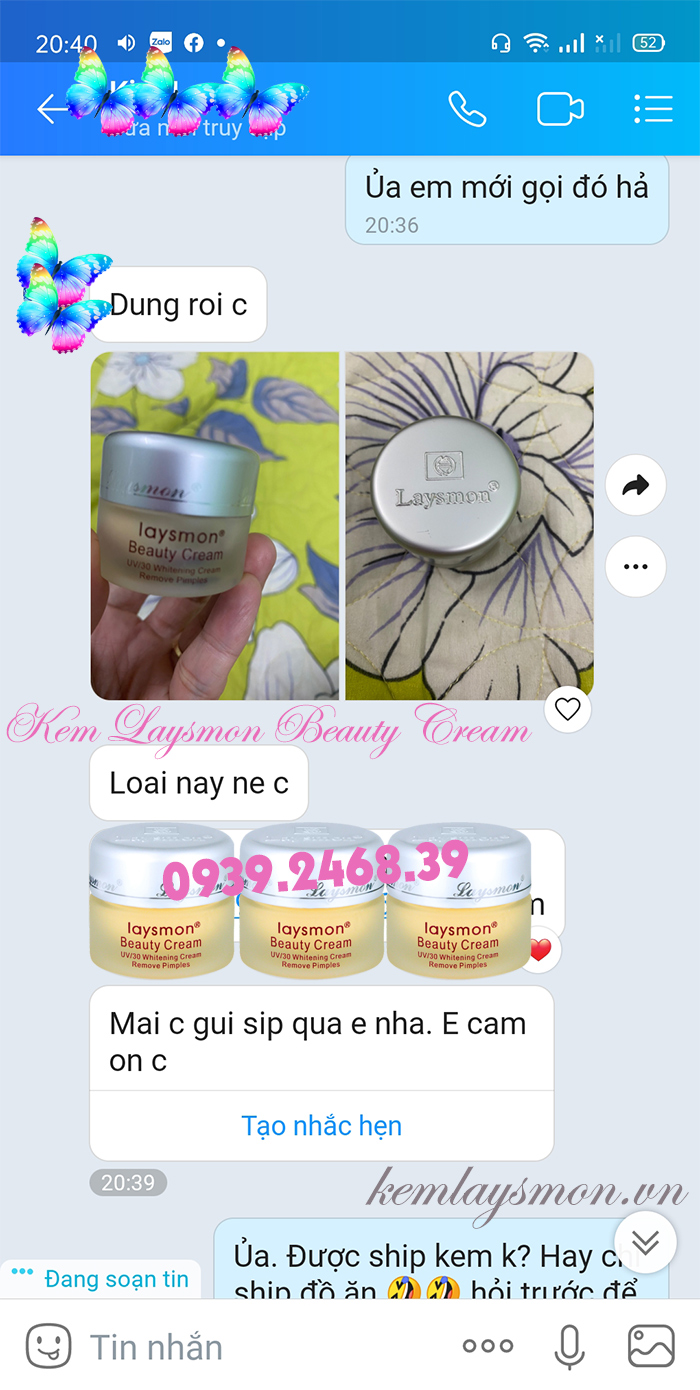 kem Laysmon Beauty Cream Đài Loan