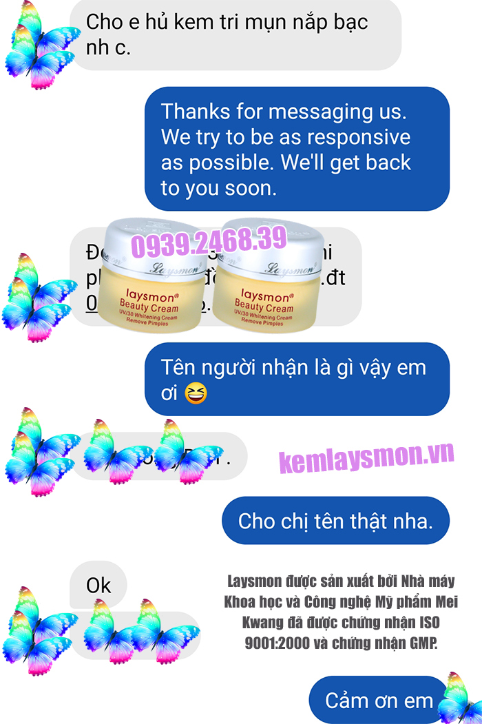 kem Laysmon Beauty Cream