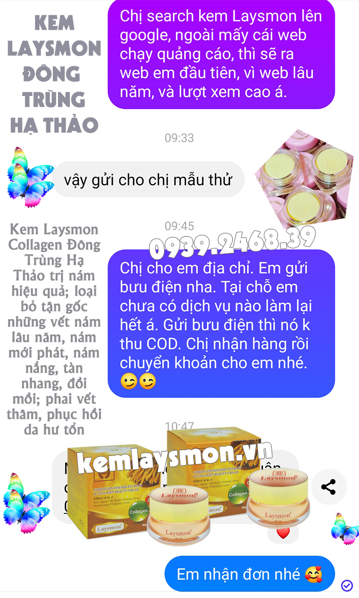 KEM LAYSMON ĐÔNG TRÙNG HẠ THẢO