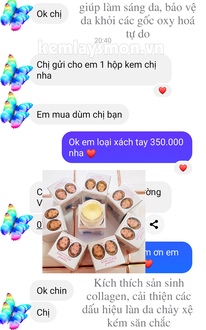 KEM LAYSMON XÁCH TAY ĐÀI LOAN