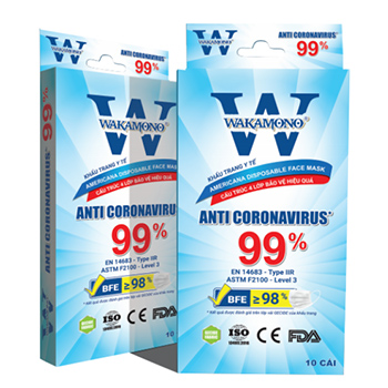 Khẩu trang y tế Wakamono 