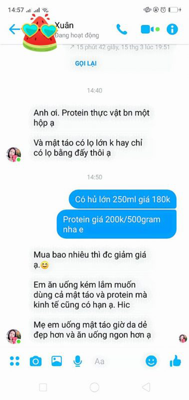 Mật táo đỏ bổ máu Thuần Chay