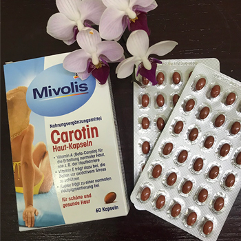 Viên uống chống nắng bảo vệ da Mivolis hàng nội địa Đức