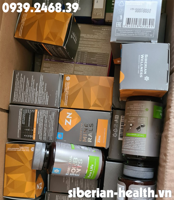 Essential Minerals Zinc (Zn) của Siberian Wellness