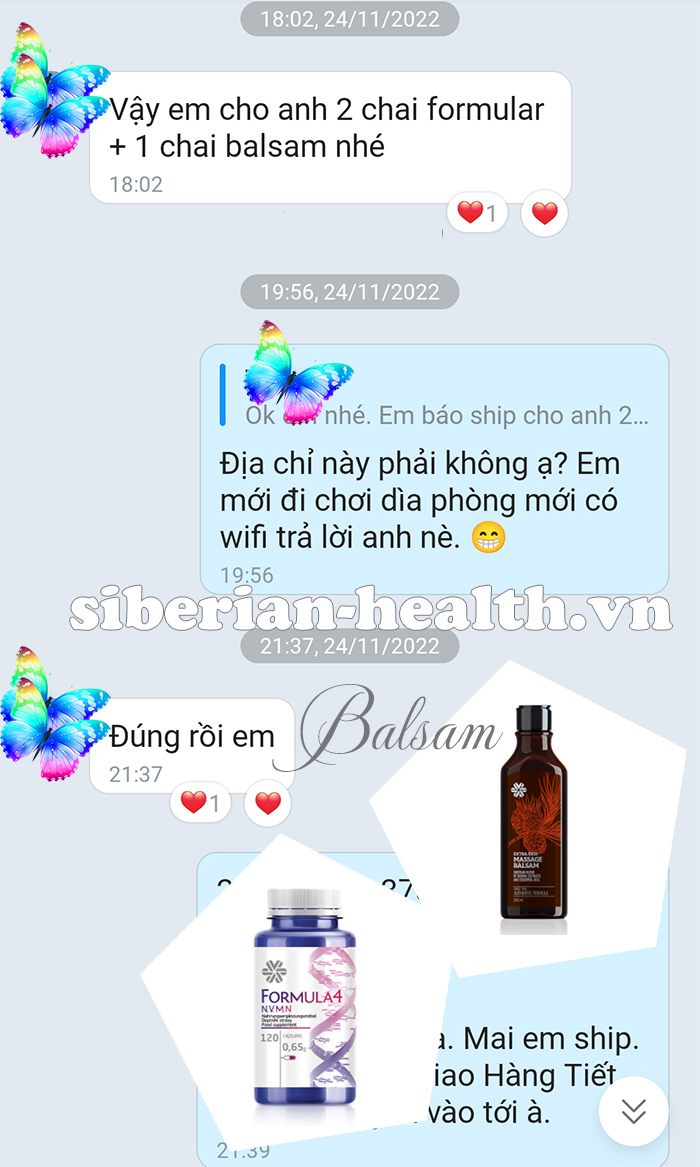 Dầu Balsam Siberian Wellness