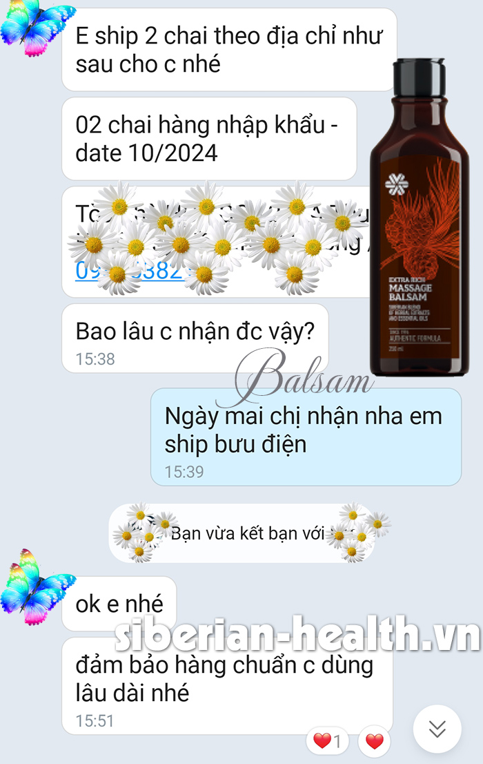 Dầu Balsam Siberian Wellness