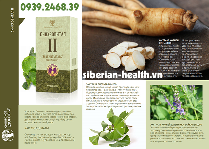 Thực phẩm bảo vệ sức khỏe Synchrovitals II