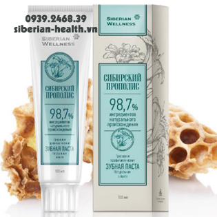 Thuốc đánh răng hữu cơ Siberi (chiết xuất keo ong)