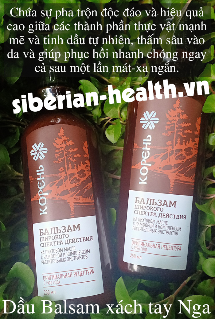 DẦU BALSAM HÀNG XÁCH TAY NGA