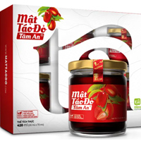 [Hàng chính hãng] Mật Táo Đỏ Tâm An 70 ml x 6 hủ 